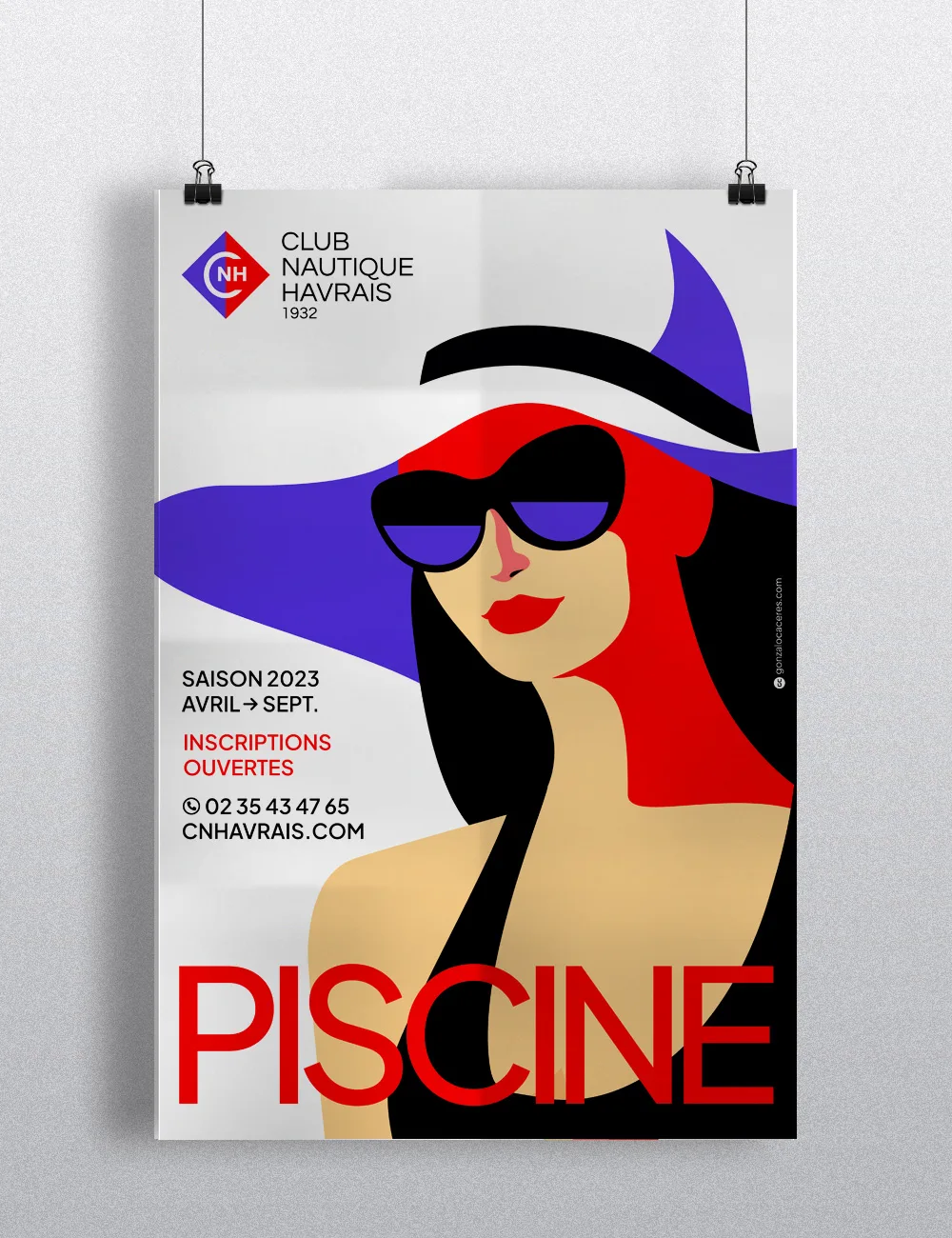 Affiche CHN 2023 - Gonzalo CACERES Designer Multimédia